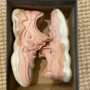 ECCO pastel pink sneakers